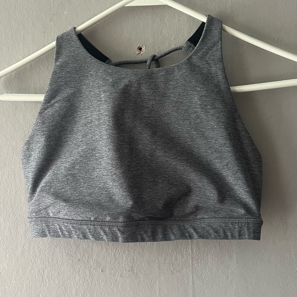 Lululemon Trinity Bra II Heathered Slate Gray Sports Bra Women's Size 6 - Picture 1 of 5